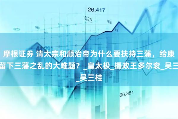 摩根证券 清太宗和顺治帝为什么要扶持三藩，给康熙留下三藩之乱的大难题？_皇太极_摄政王多尔衮_吴三桂